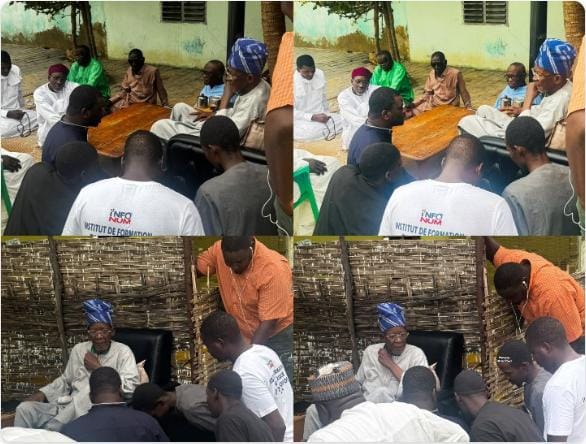 Medina Baye: le Centre de formation en sécurité Cheikh Al Islam Baye Niass reçu par le khalife, Cheikh Mahy Niass