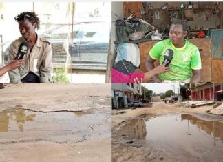 Kaolack : les eaux usées stagnantes, le calvaire quotidien des habitants de Sam angle SP
