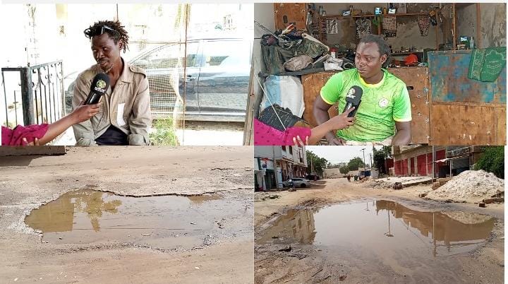 Kaolack : les eaux usées stagnantes, le calvaire quotidien des habitants de Sam angle SP